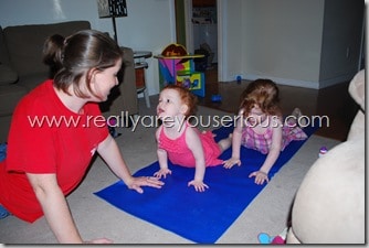 mommy and me monday yoga-style