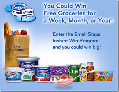 Dannon Small Steps Sweepstakes