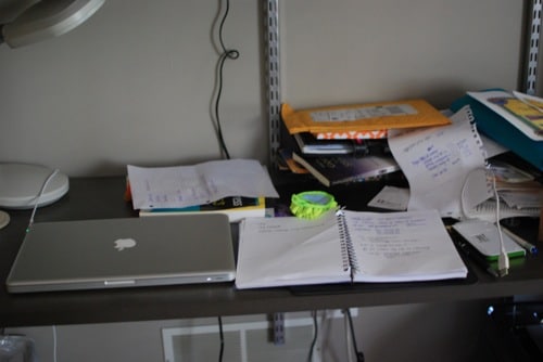 My desk..before