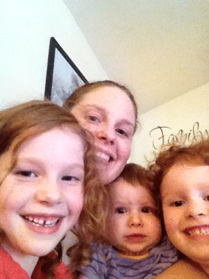 Mommy and three girls