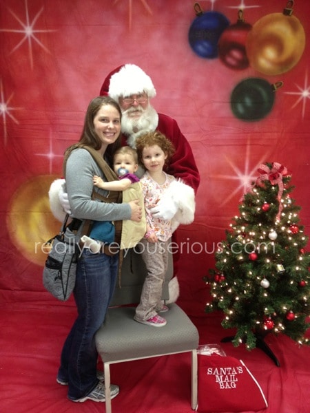Mommy and Me Monday with Santa
