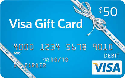 Visa $50 gift card giveaway