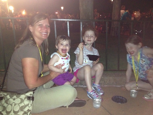 Ending with fireworks and dessert at Epcot