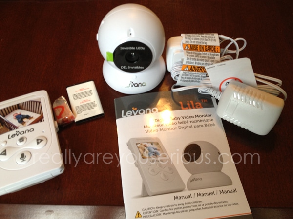 Levana Lila Video Baby Monitor Review and Giveaway