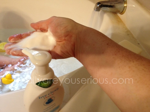 Live Clean {baby} foaming wash review