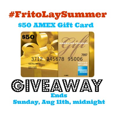 $50 AMEX Gift Card From Frito-Lay Giveaway #FritoLaySummer