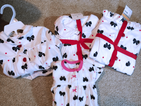 Matching jammies for my 4 girls