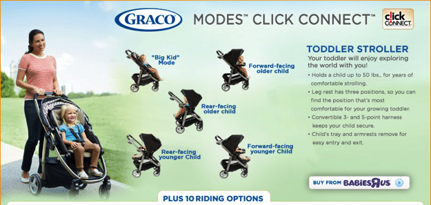 graco modes 10 riding options