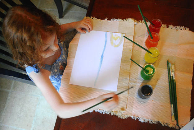 Painting with candy