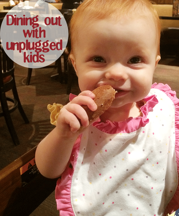 Tips for Dining Out with Unplugged Kids