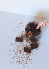 Chocolate Peppermint Sugar Scrub inspired by Home for the Holidays Collection
