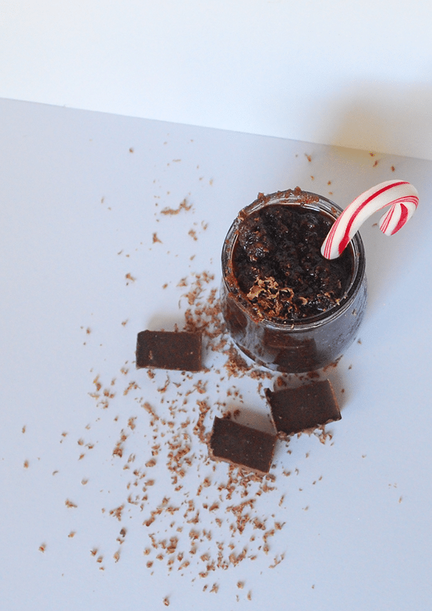 Easy DIY Chocoalte Peppermint Sugar Scrub