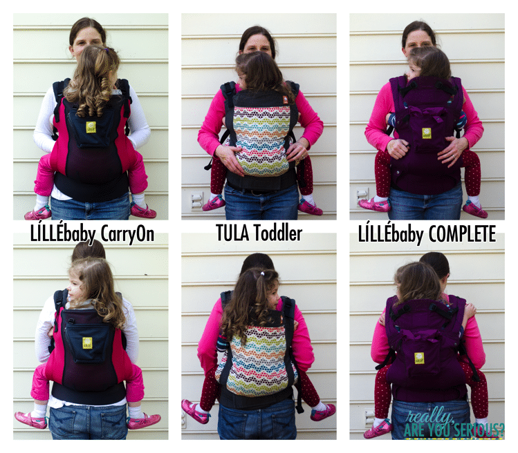 Lillebaby Complete versus Lillebaby CarryOn versus Tula Toddler