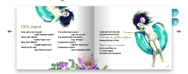 Dove Hair's Love Your Curls Custom Book
