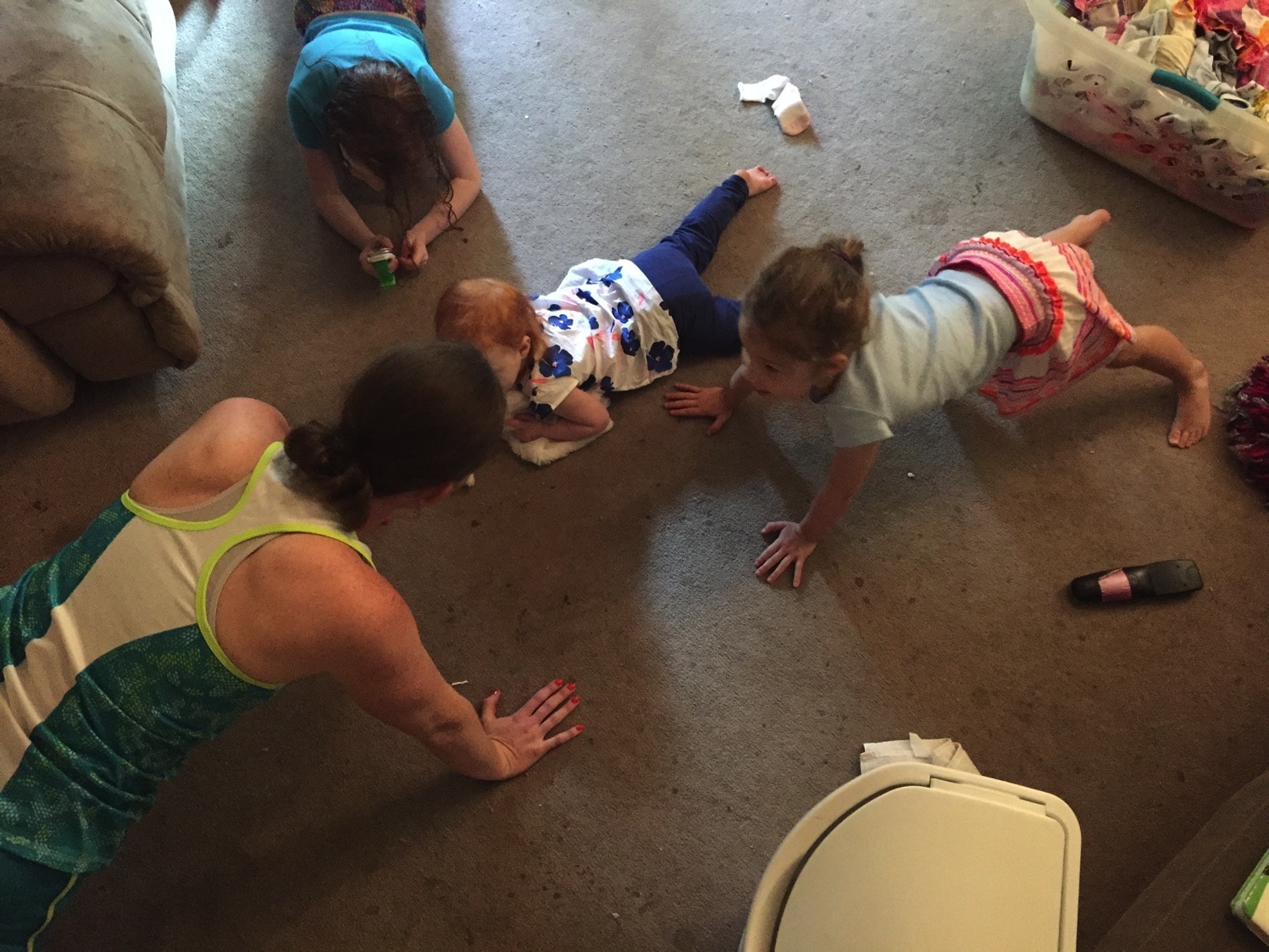 Push-Ups with Mommy | Mommy and Me Monday