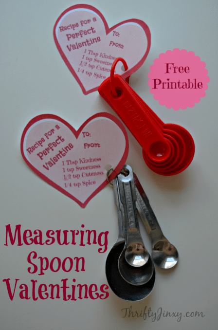Measuring Spoons Valentines