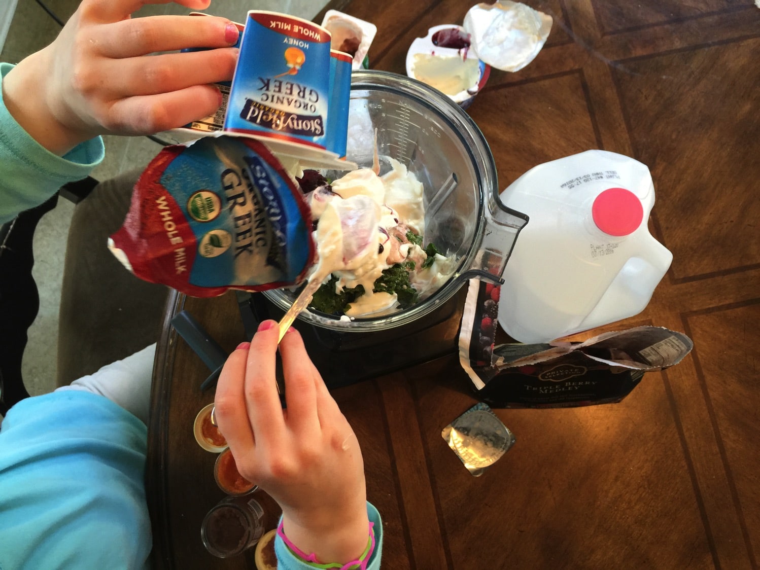 whole milk greek yogurt vegetable sneaking frozen pop recipe | kids in the kitchen