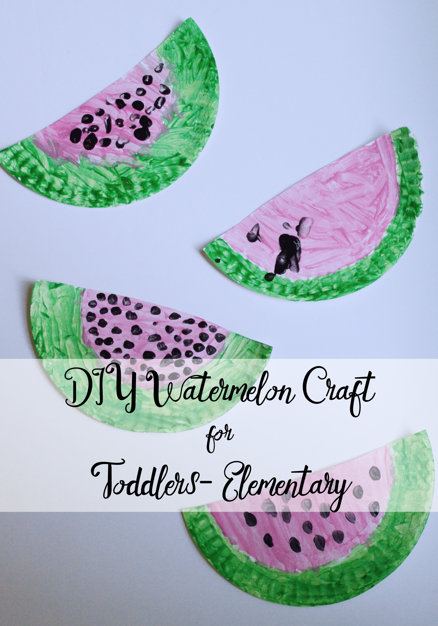 DIY Watermelon Craft for Toddlers - Elementary