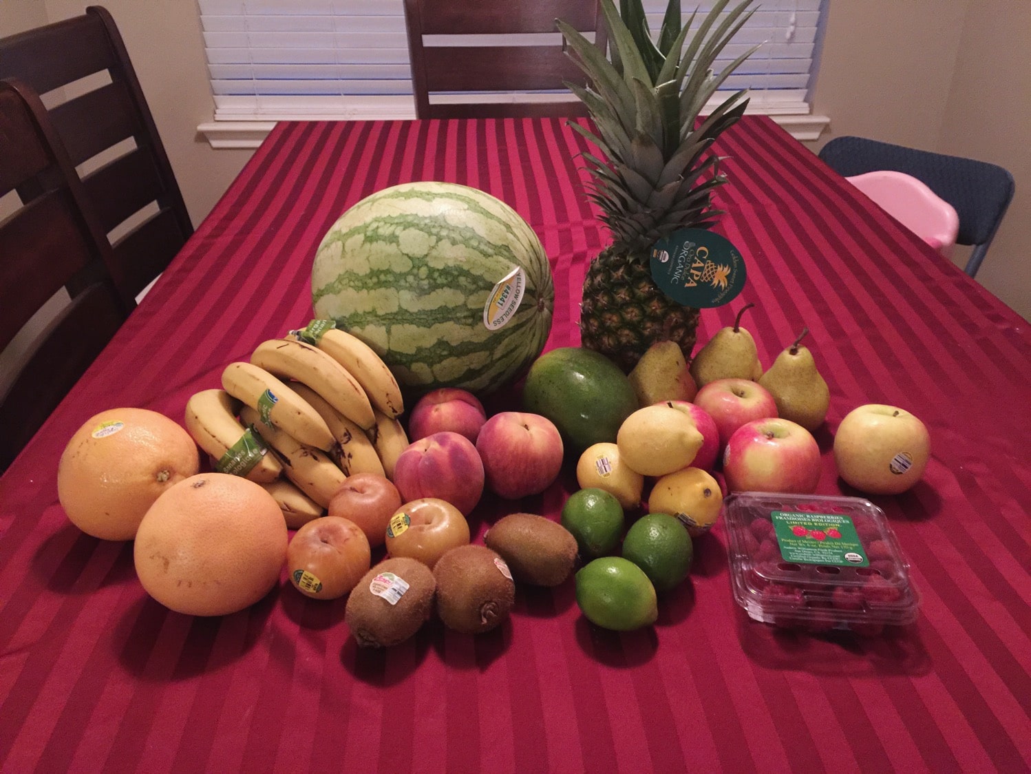 CSA fruits and veggies