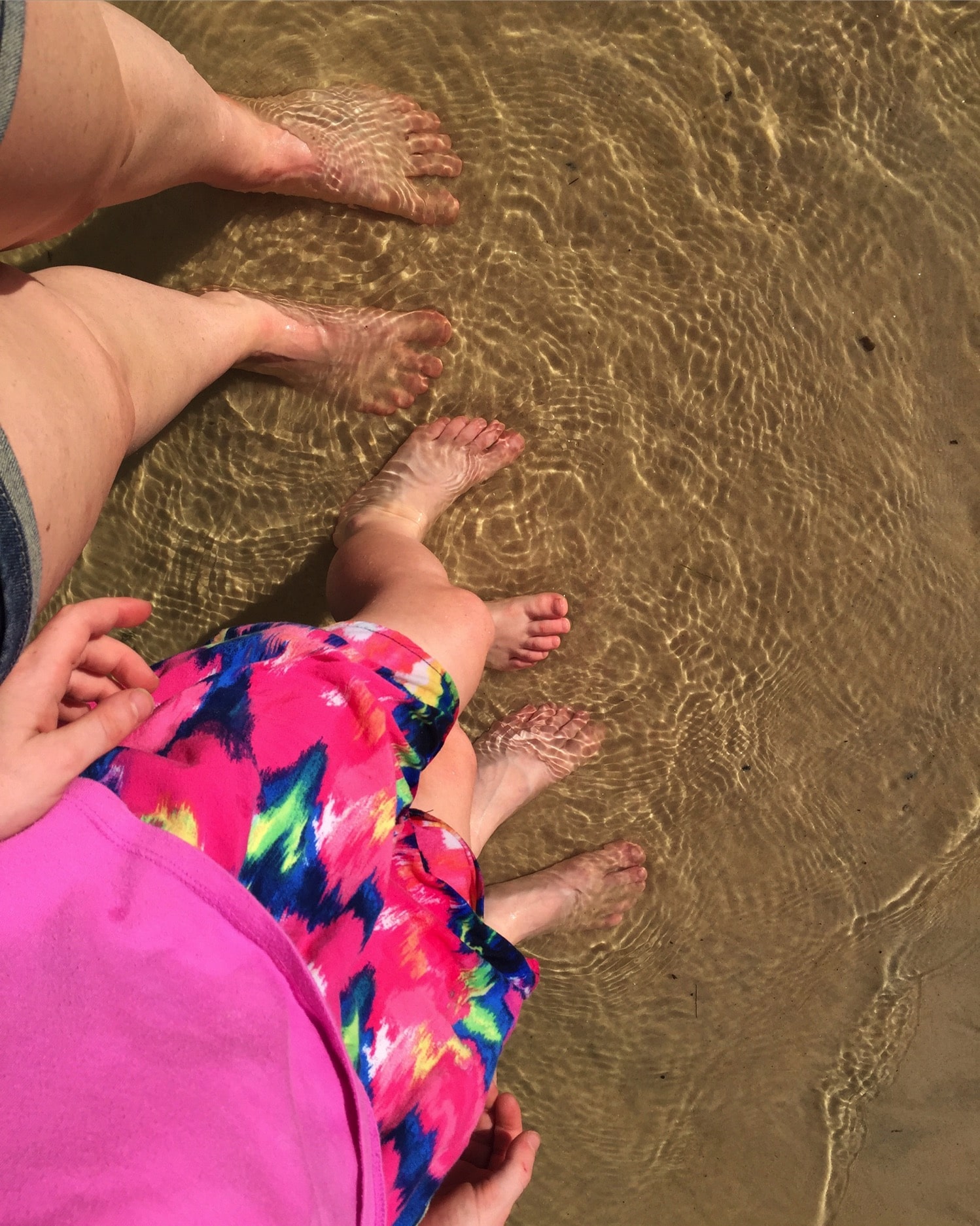 Dipping our toes in the water | Mommy and Me Monday
