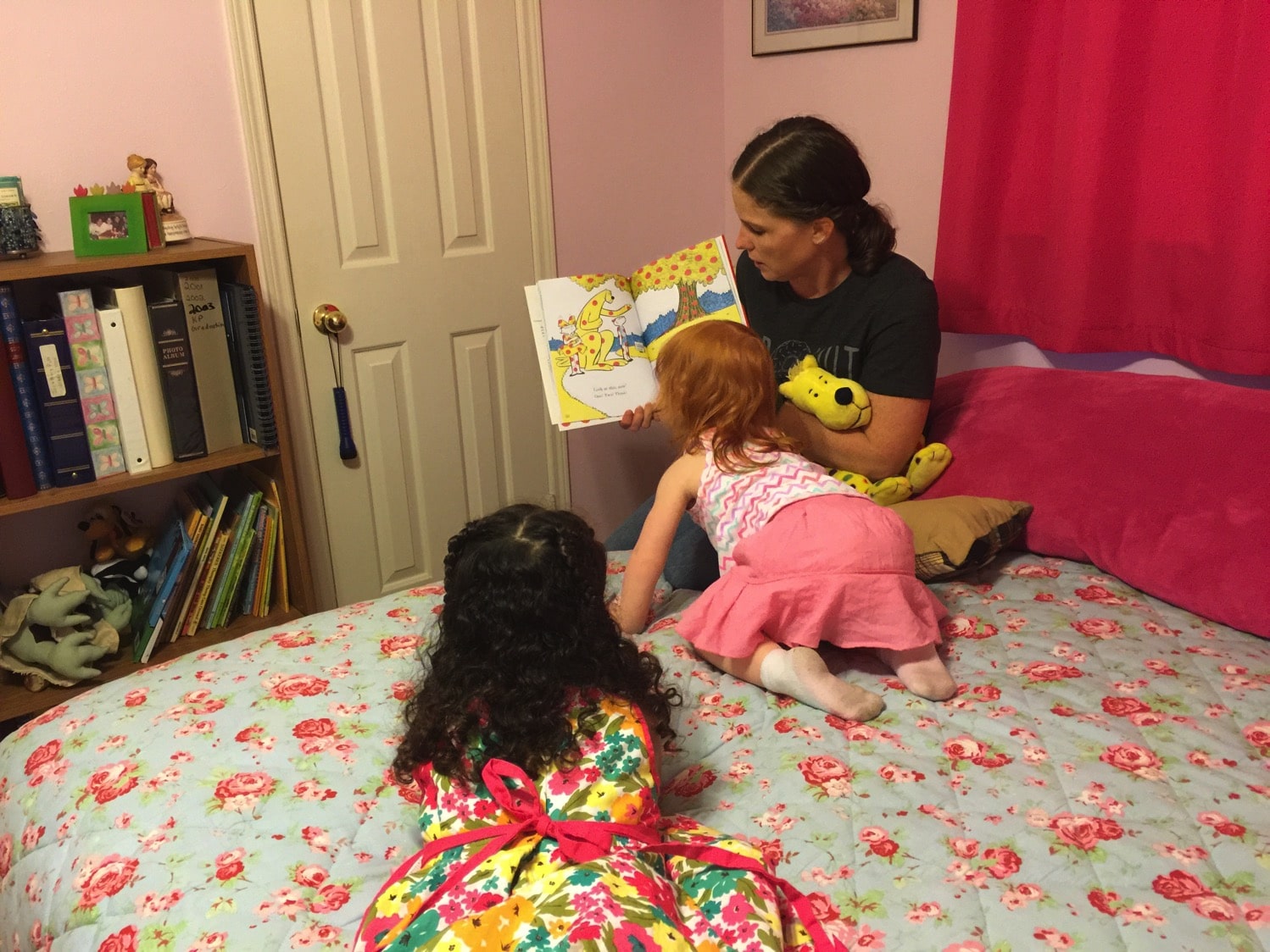 mommy and me reading with cousins.jpg