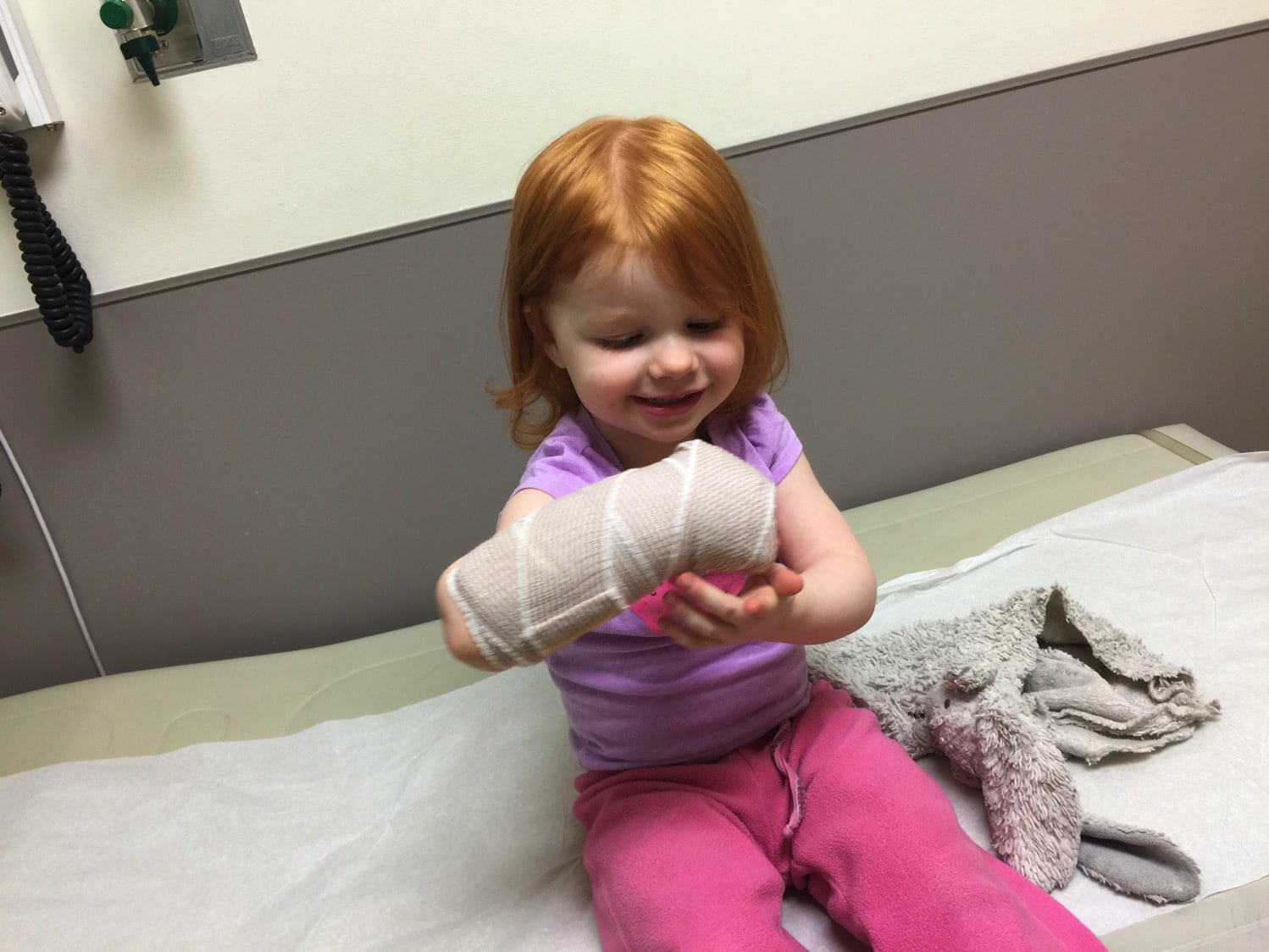 B's wrist fracture | Mommy and Me Monday