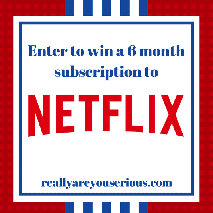 6 month netflix subscription giveaway
