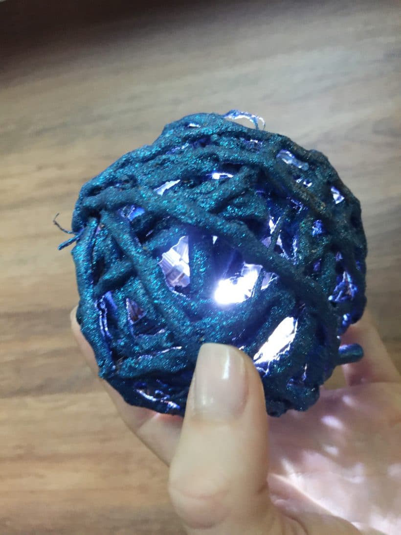 Glowing Celestial Orb Craft Inspired by Guardians of the Galaxy vol. 2