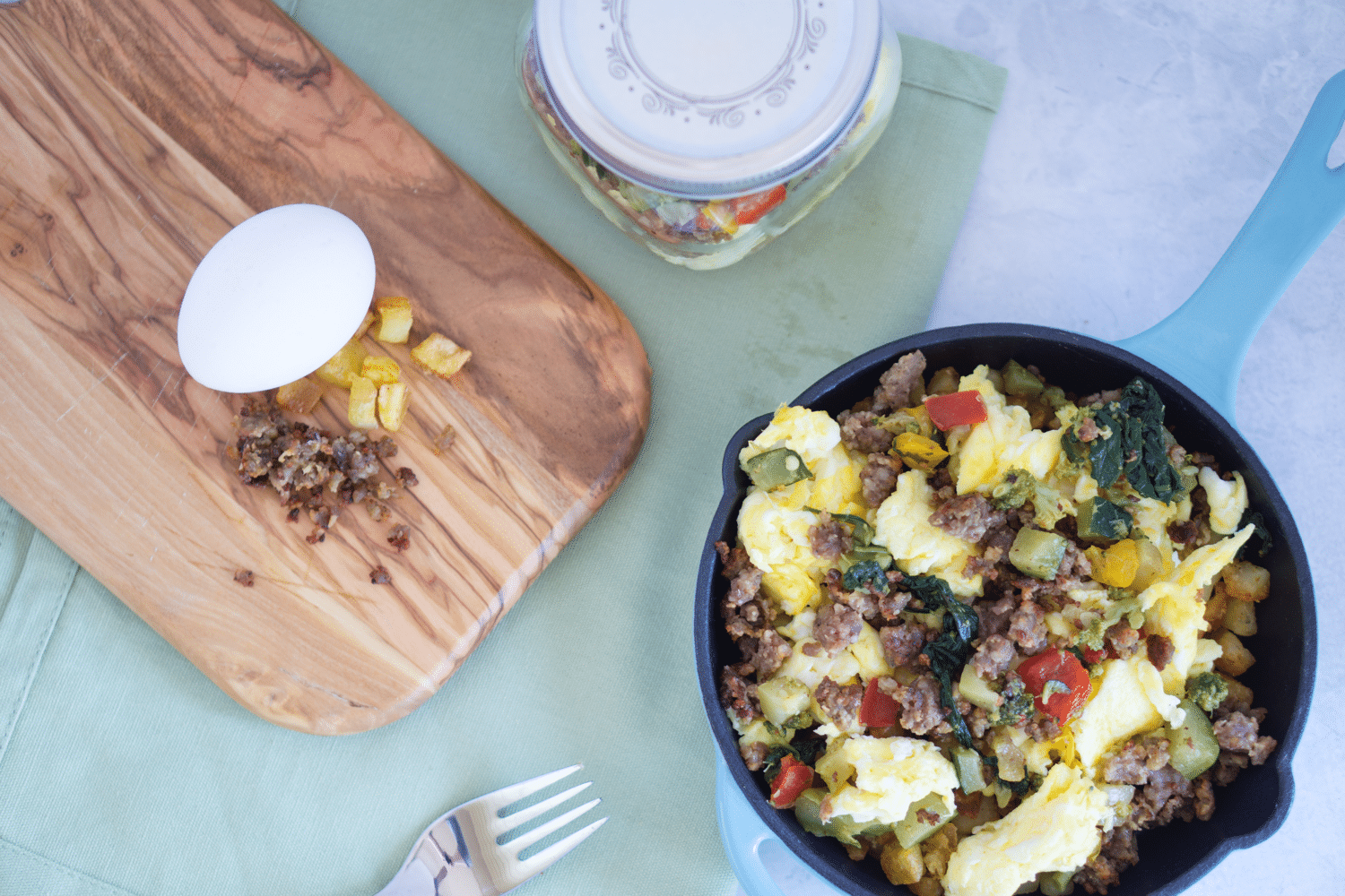 DIY Layered Breakfast Skillet With Friends