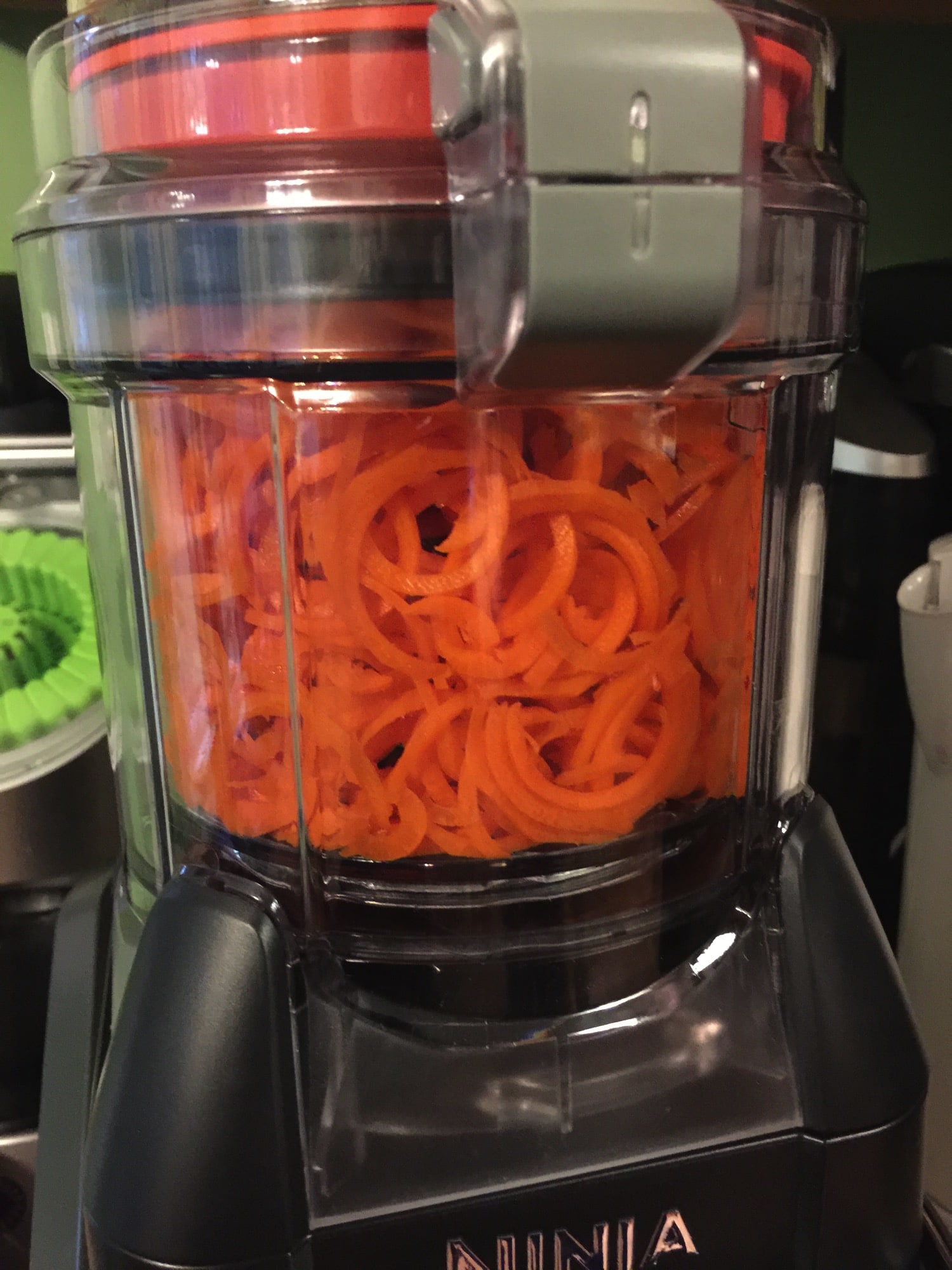 easy spiralized carrots