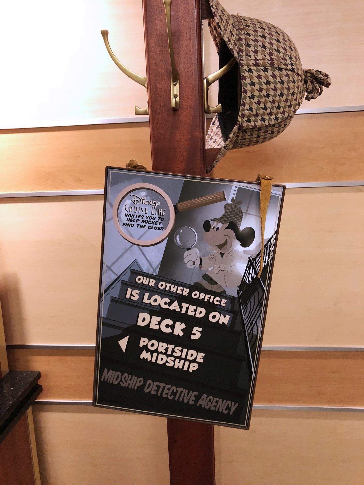 Midship Detective Agency Game on Disney Cruise Line