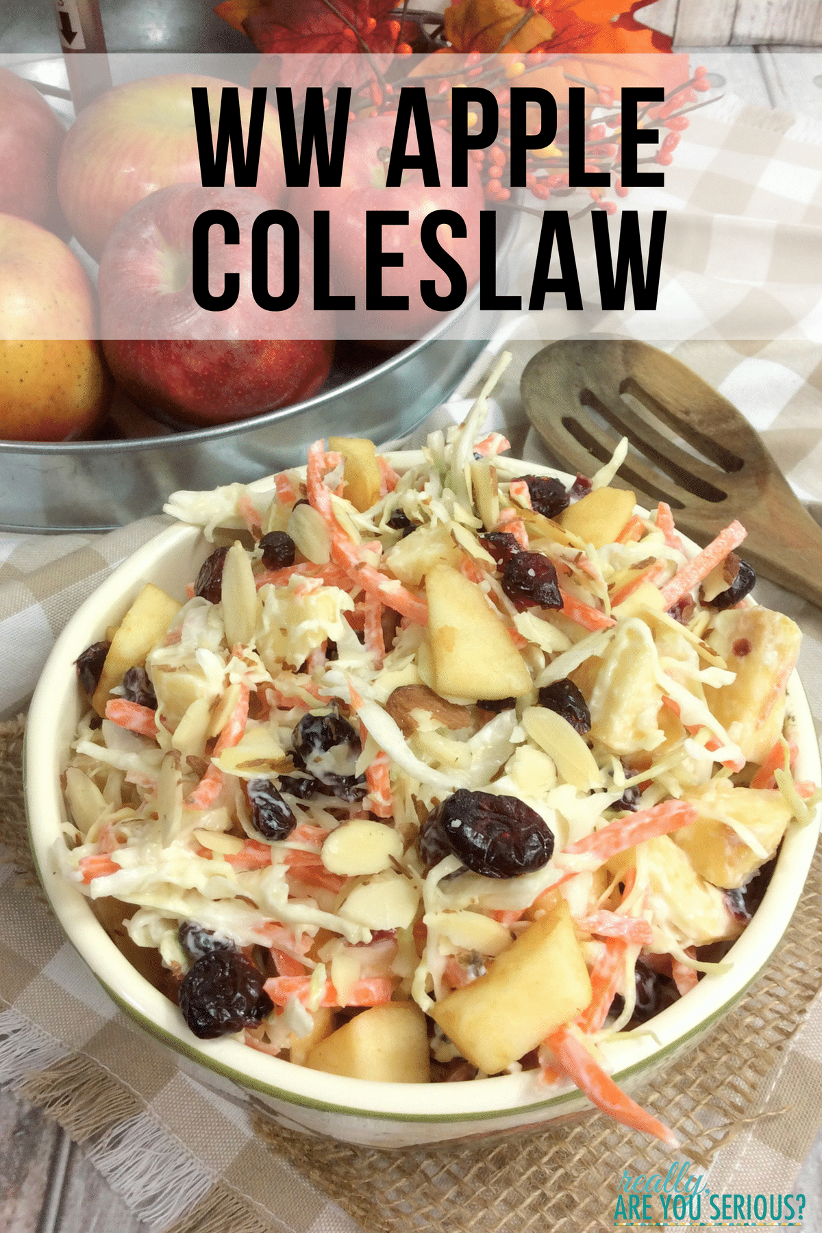 WW Apple and Almond Coleslaw