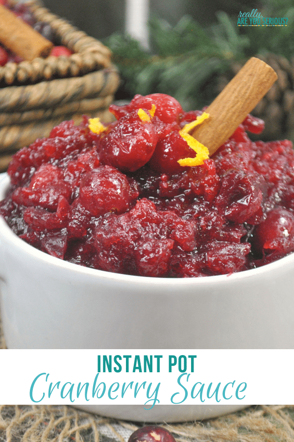 Instant pot cranberry sauce
