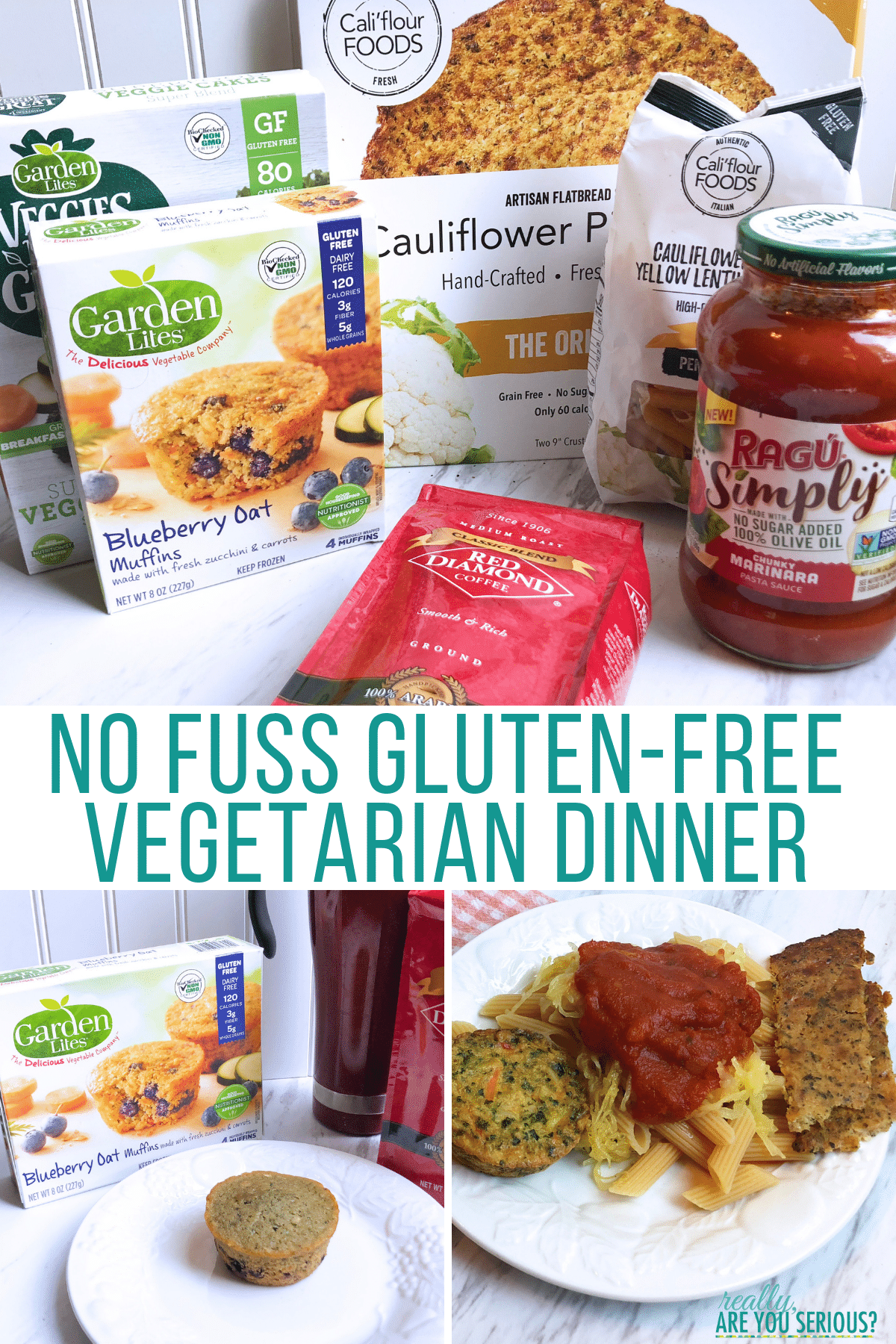 No fuss gluten free vegetarian dinner