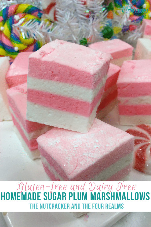 Sugar Plum Marshmallows Gluten Free and Dairy Free | The Nutcracker and the Four Realms Recipe