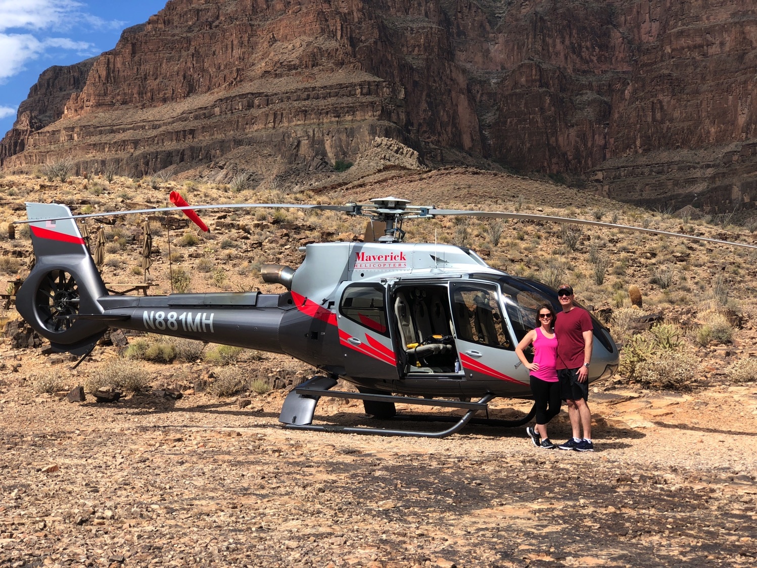 inside the grand canyon maverick helicopter tours