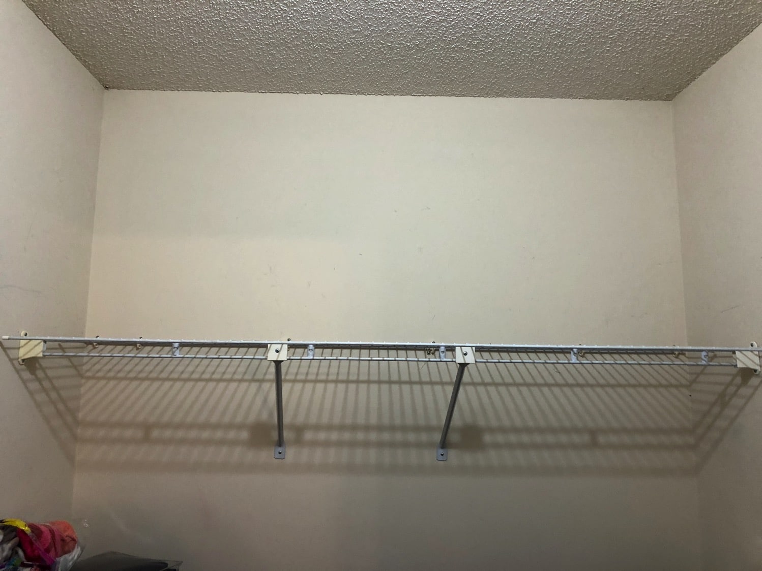 How To Easily Redo A Kid S Closet And, How To Remove Wire Closet Shelving