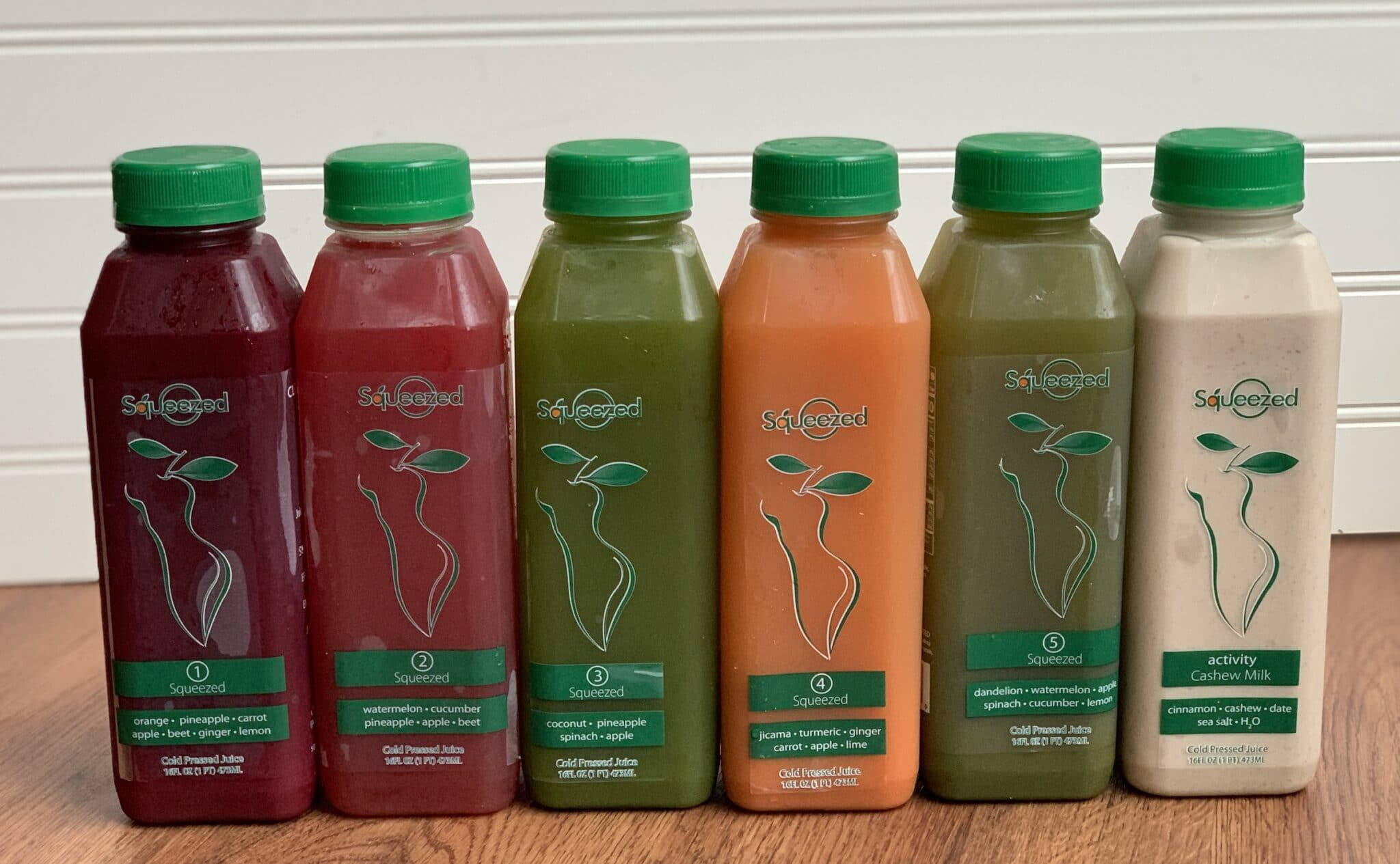 Squeezed cleanse line up