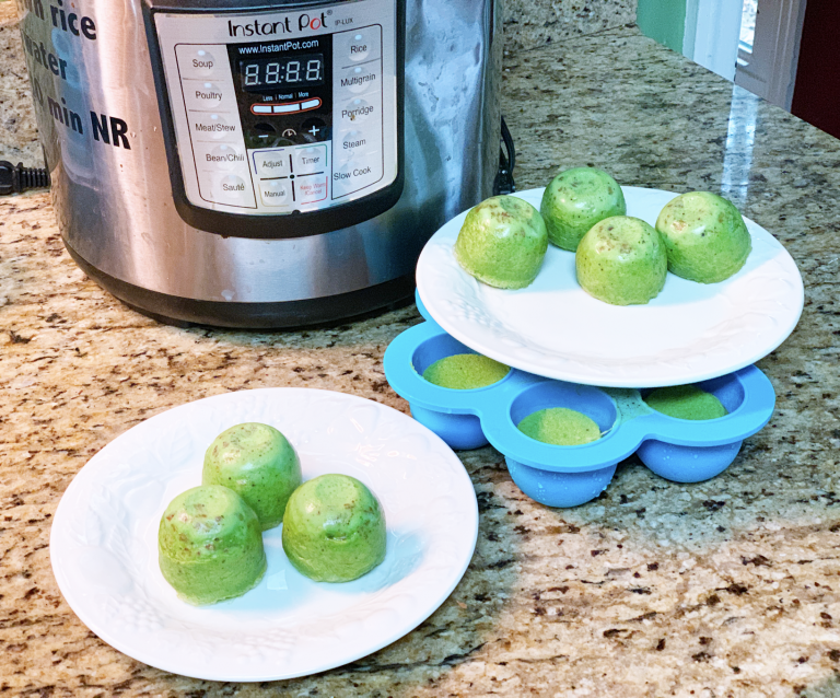 Green dairy-free egg bites