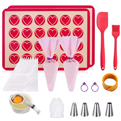 Macaron Mat Silicone Baking Mat for Macaron Baking Mat Kit