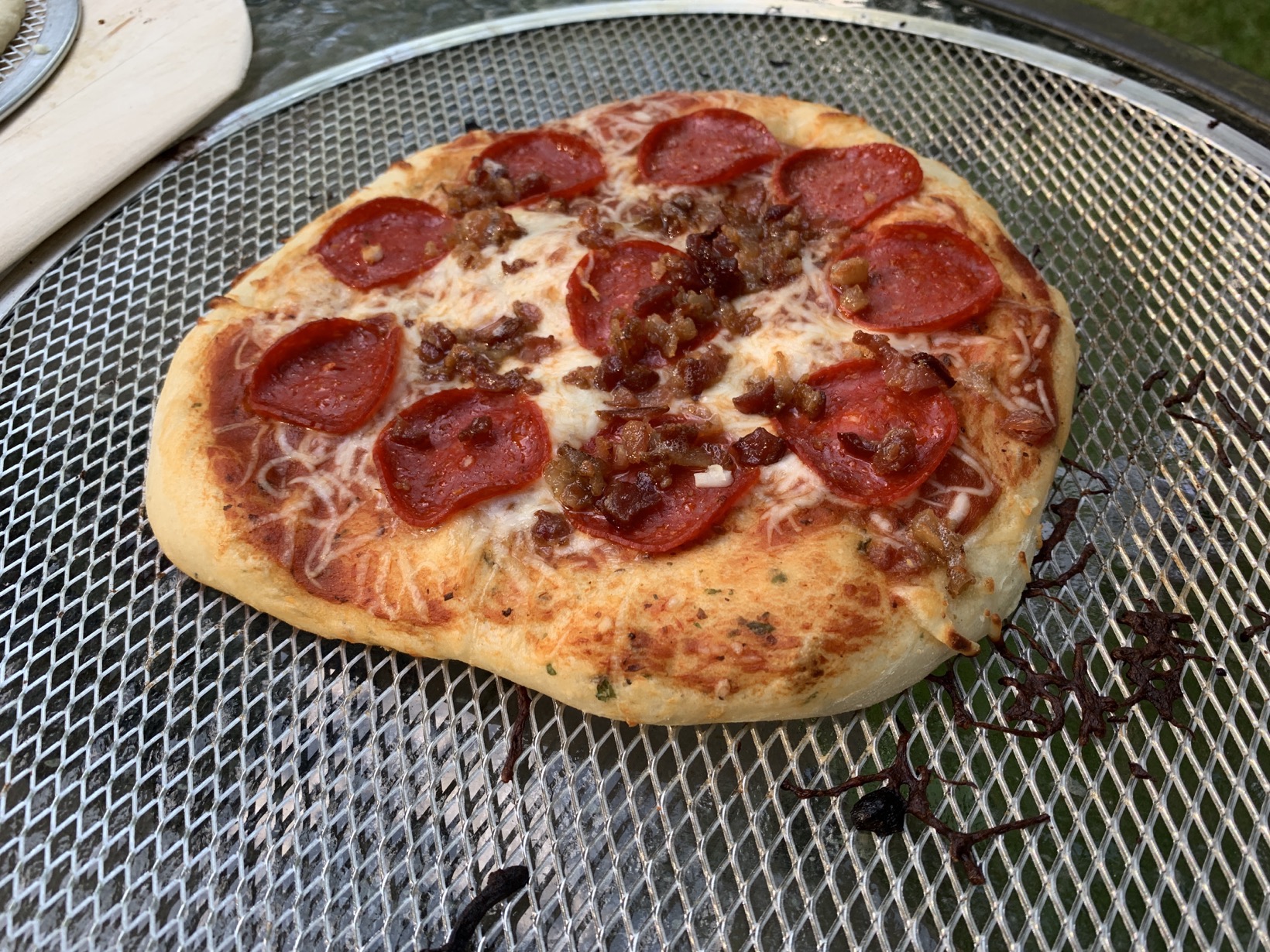 cooked kettlepizza