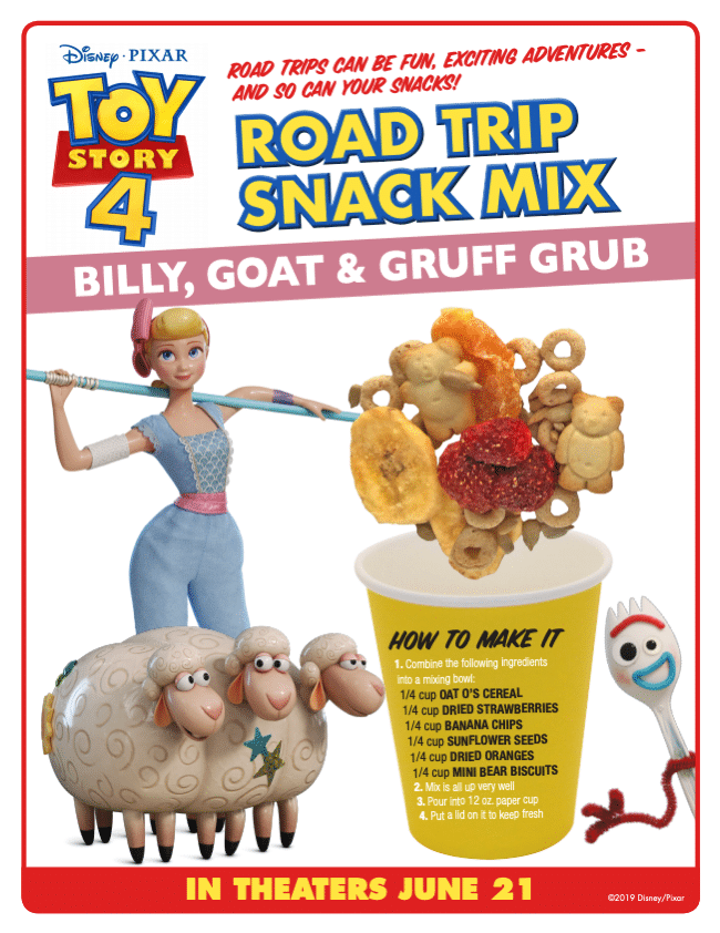 Roat Trip Snack Mix Toy Story 4