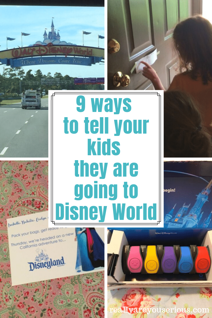 9 ways to tell your kids they are going to Disney World