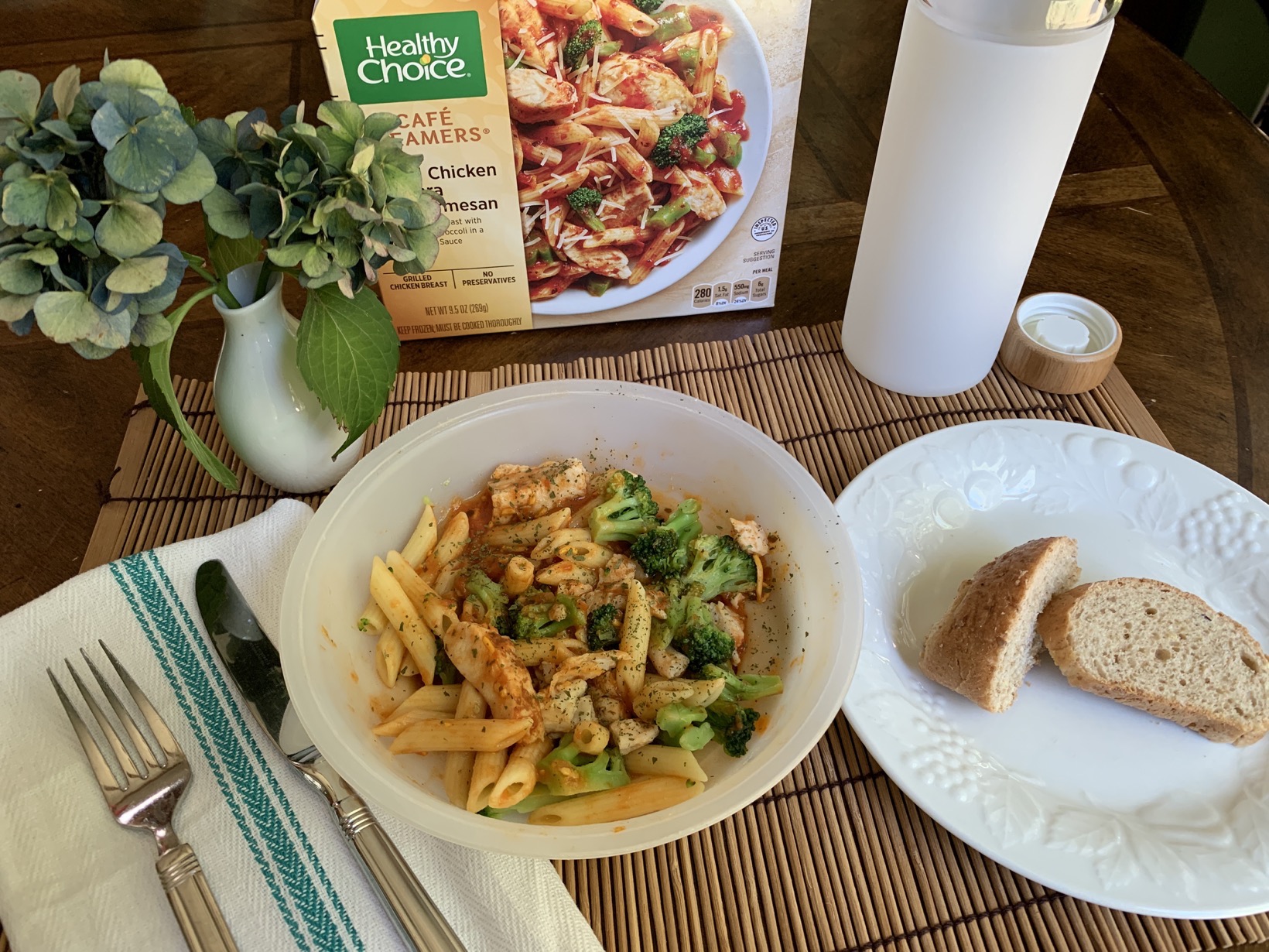 Healthy Choice Cafe Steamers Grilled Chicken Marinara with Parmesan