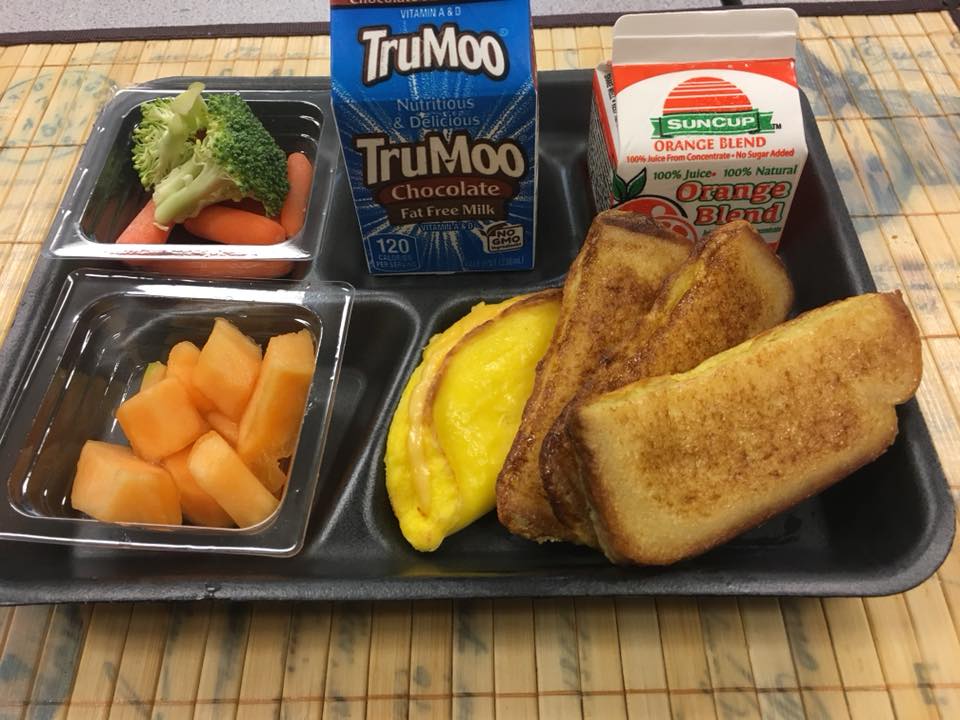 Cobb County - Egg and Toast fruit and veggies