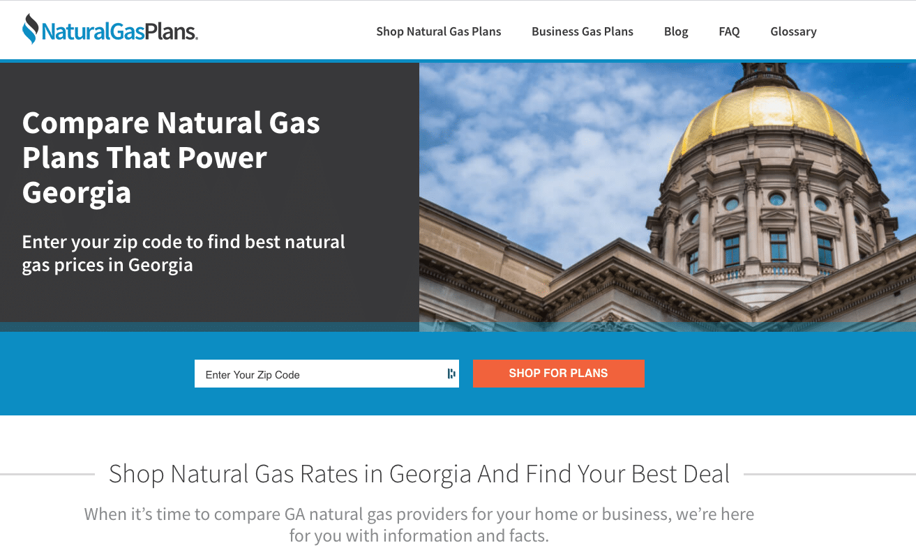 Natural Gas Plans Georgia