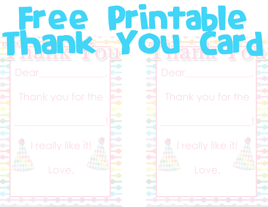 Free Fill-in-the-Blank Thank You Card Printable