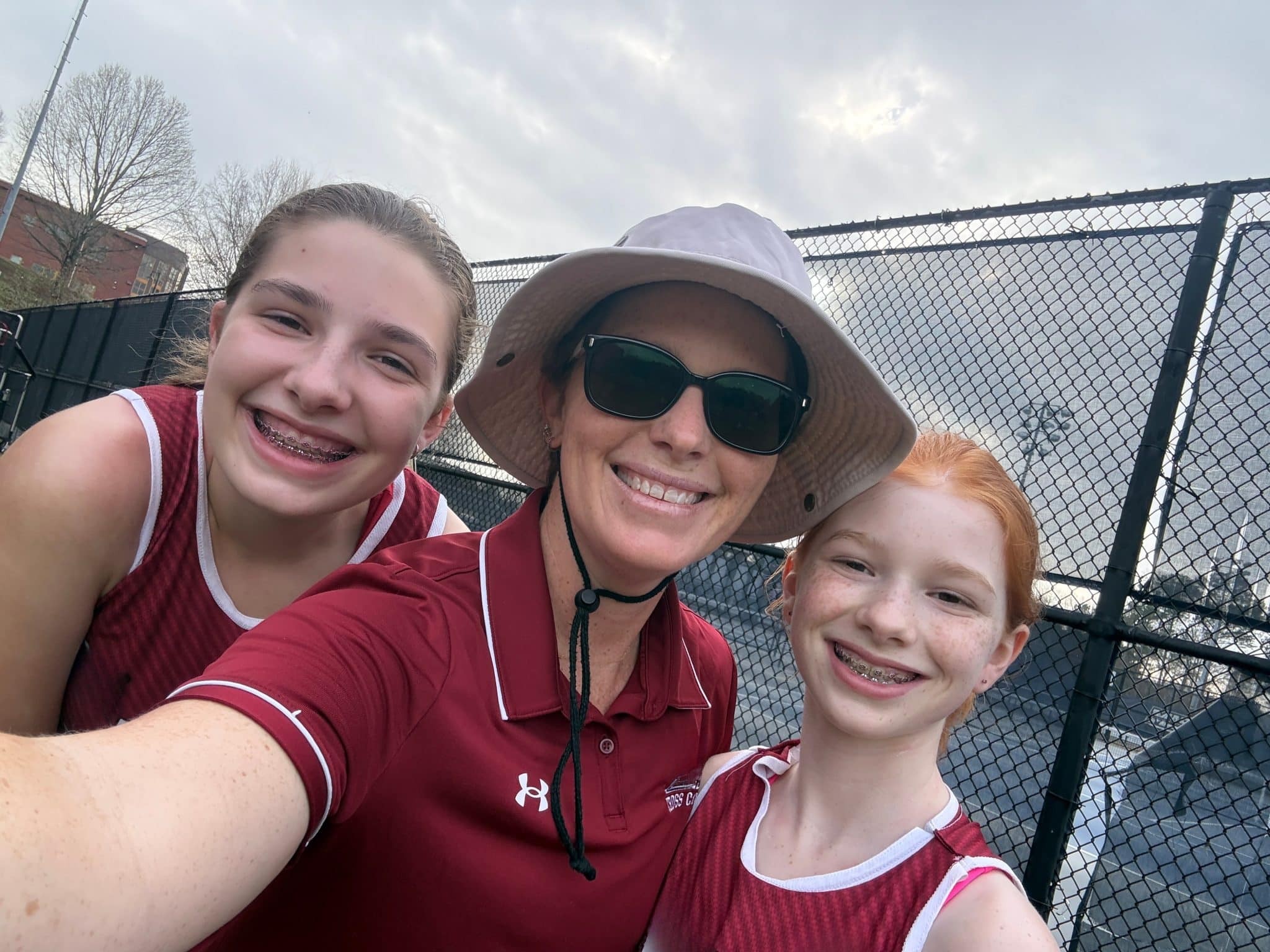 before the race with the girls mommy and me monday