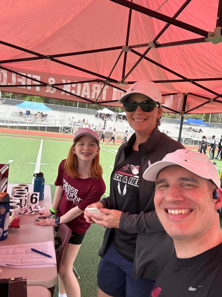 working the checkin table mommy and me monday