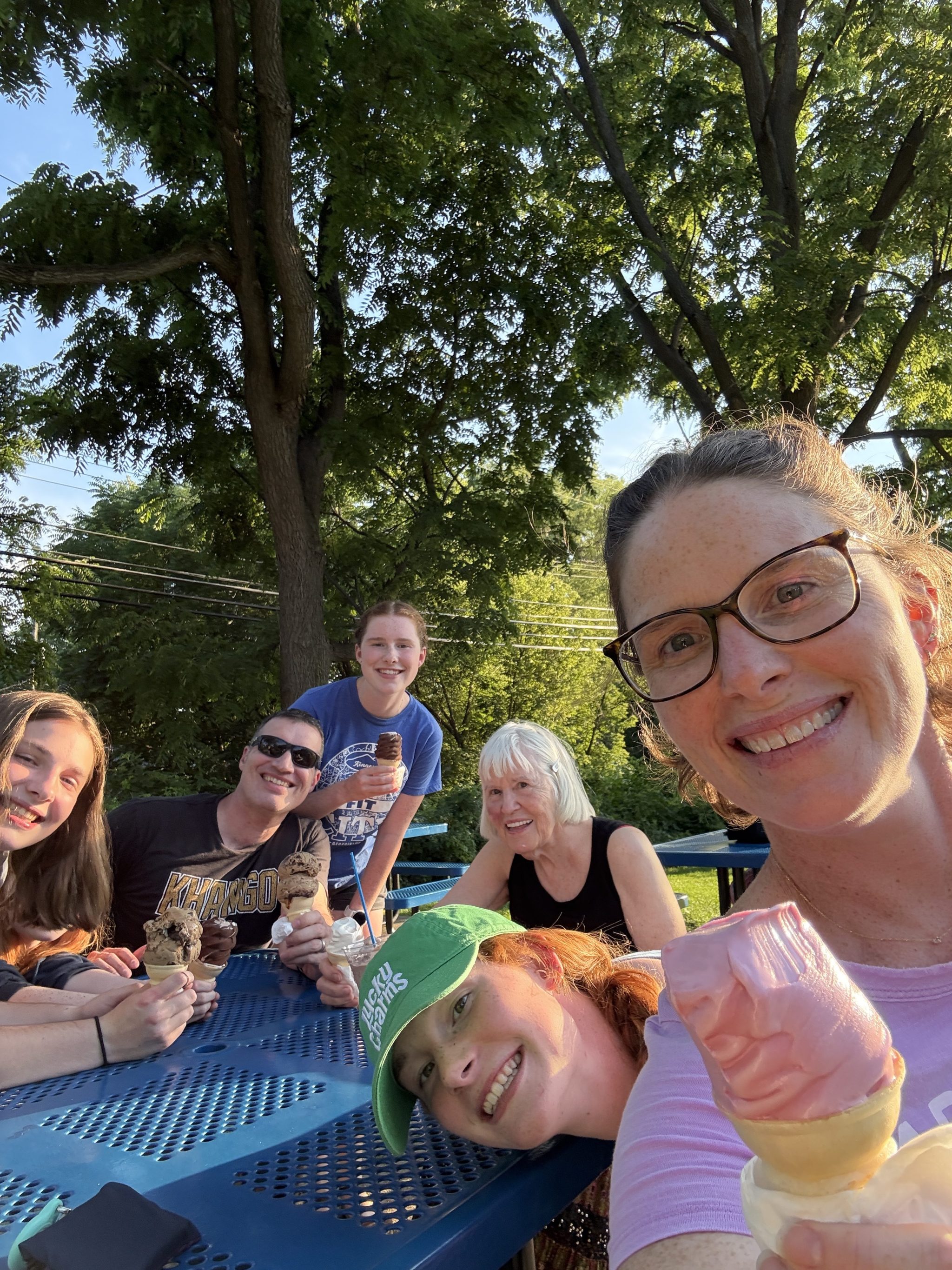 Ice cream with grandma mommy and me monday